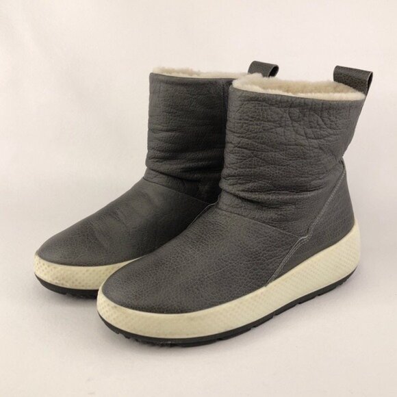 Ecco Ukiuk 2.0 Hydromax Leather Winter Boots 7 - Picture 3 of 13